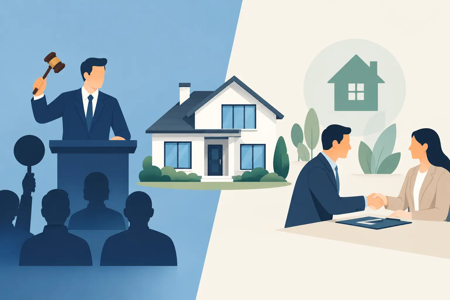 Property Auction Versus Private Sale Compared